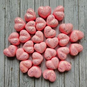 Bubble gum srčki, 3 kom