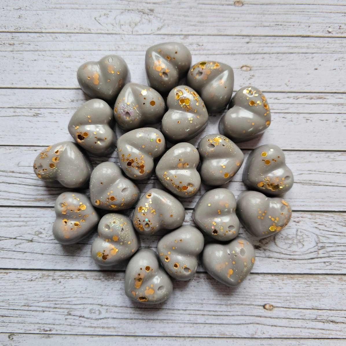 Smokey love srčki, 3 kom